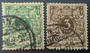 Germany 46, 47 -- 1889