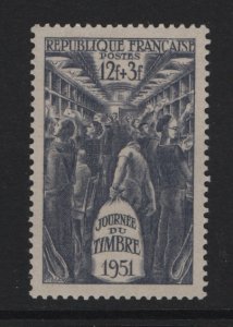 France  #B257   MNH   1951  Stamp day