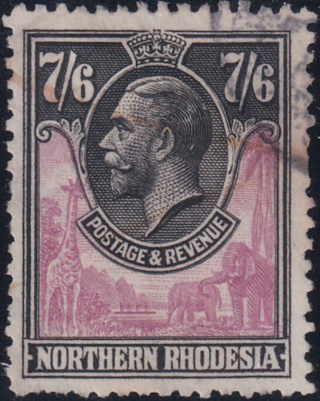 Northern Rhodesia 1925-1929 SC 15 Used 