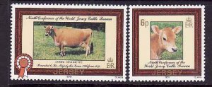 Jersey-Sc#206-7- id7-unused NH set-Cows-1979-