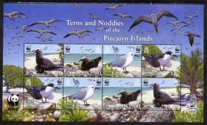 PITCAIRN IS - 2007 - Endangered Species - Perf Miniature Sheet-Mint Never Hinged