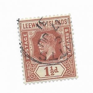 Leeward Islands #66a Used - Stamp - CAT VALUE $3.00