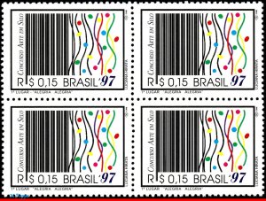 2617 BRAZIL 1997 STAMP DESIGN CONTEST WINNER, JOY JOY, CARNIVAL, MI# 2738, MNH