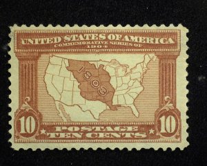 HS&C: Scott #327 Louisiana Purchase slight single perf damage Mint VF No gum