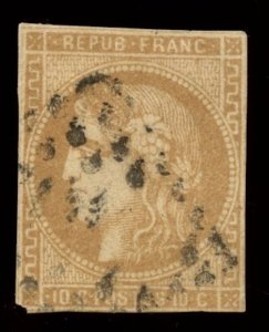 France - Scott # 1 - Used.  2019 SCV $210.00