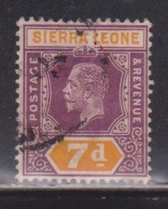 SIERRA LEONE Scott # 112 Used - KGV