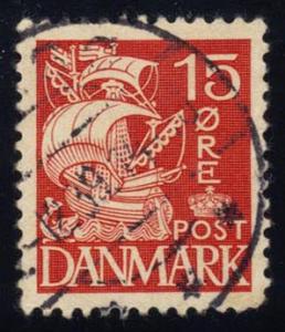 Denmark #238A Caravel, used (0.50)