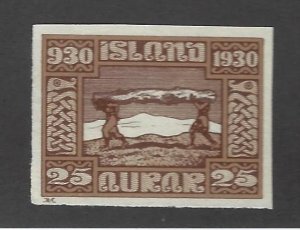 Iceland SC#158 Imperf w/ no Gum VF.....Tough to find!