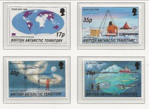 BRITISH ANTARCTIC TERRITORY (BAT) Sc 235-39 MNH SET of 1996 - SCIENCE