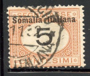 Somalia # J1, Used.