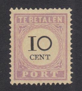 Surinam 1892 used postage due 10 ct  #
