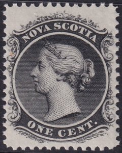 Nova Scotia 1860 Sc 8a MNH** whitish paper