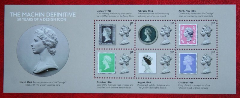 Great Britain GB 2017 The Machin Definitive a design icon MNH #SG MS3964
