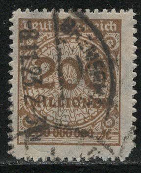 Germany Reich Scott # 304, used, exp h/s