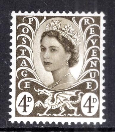 Great Britain Wales and Monmouthshire 9 MNH VF