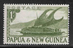 Papua New Guinea Scott 131 MH* Lakatoi canoe stamp