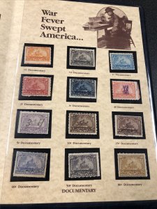 US Inter. Revenue Proprietary & Documentary Battleship Stamps 