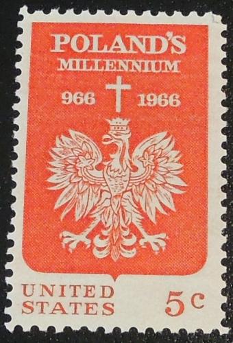 1966 5c Poland's Millennium Scott 1313 Mint NH