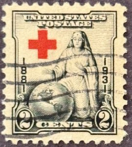 US #702 used