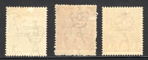 North West Pacific Islands #40-43 (no #42) VF Unused  CV 9.00  ...  4500017