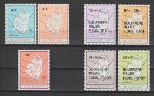 ST VINCENT 1977/78 541/3 & 1979 574/7 MNH