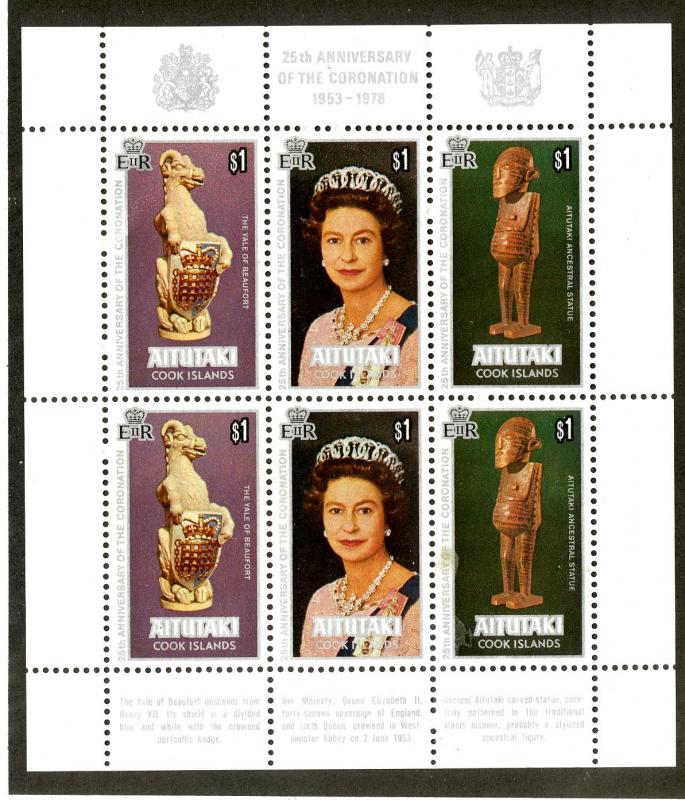 AITUTAKI 166 MNH SCV $2.75 BIN $1.75