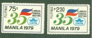 PHILIPPINES 1441-2 MNH BIN $2.00