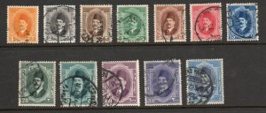 Egypt - Sc# 92 - 103 Used           /           Lot 0424129