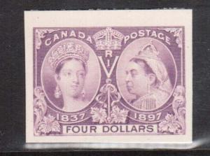 Canada #64P XF Mint Superb Proof On Card