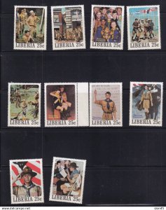 Liberia 1979 Collection of Art Norman Rockwell set 50 stamps Perf MNH 16240