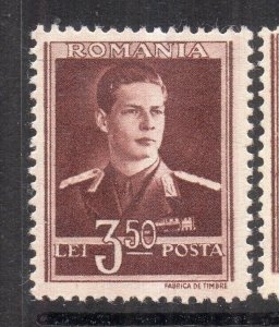 Romania 1943 Early Issue Fine Mint Hinged 3.50l. NW-230175