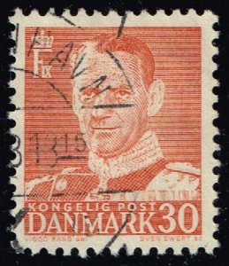 Denmark #335 King Frederik IX; Used (0.50) (3Stars)