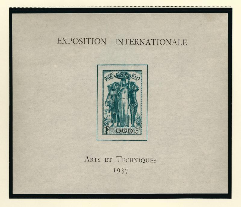 French Togo Paris Exposition S/S (Sc 264) F-VF Mint OG...Fill a great spot!