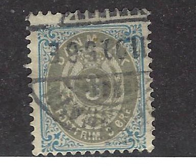 Denmark SC#25 Used F-VF...Worth a Close Look!