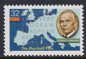 3141 Marshall Plan Anniversary MNH