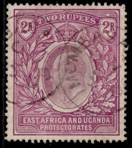 EAST AFRICA and UGANDA EDVII SG27, 2r dull & brt purple, FINE USED. Cat £90. CDS