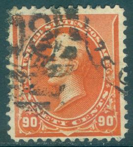 USA : 1890-93. Scott #229 Used. Fresh with deep color. Catalog $150.00.