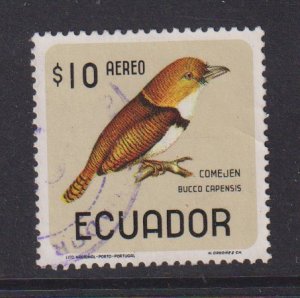 Ecuador   #C448  used 1966  birds  10s