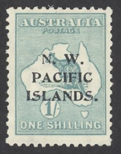 North West Pacific Islands Sc# 20 Used 1915-1916 1sh overprints Definitives