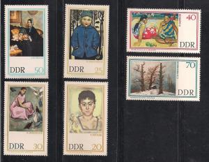 GERMANY - DDR SC# 909-14 VF MNH 1967