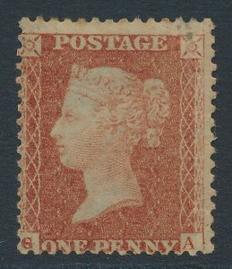 Sg 29 1d Red Brown Letter Ga, WMK Large Crown Perf 14 Mount Mint Cat-