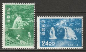 Japan 1951 Sc 529-30 set MLH*