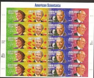 US #4224-27 Mint Sheet American Scientists 