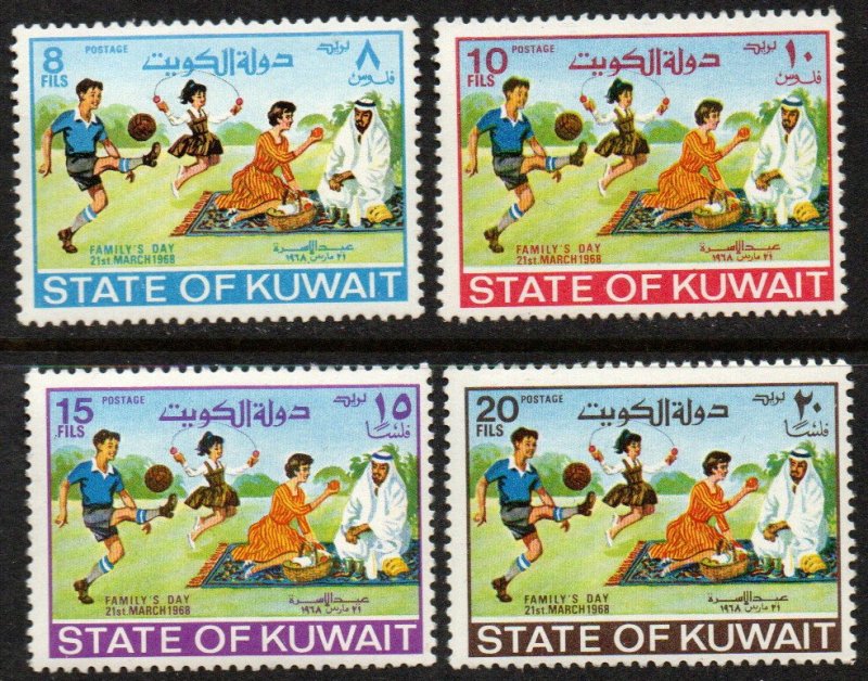 Kuwait Sc #385-388 MNH