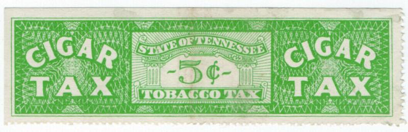 (I.B) US Revenue : Cigar Tax 5c (Tennessee)