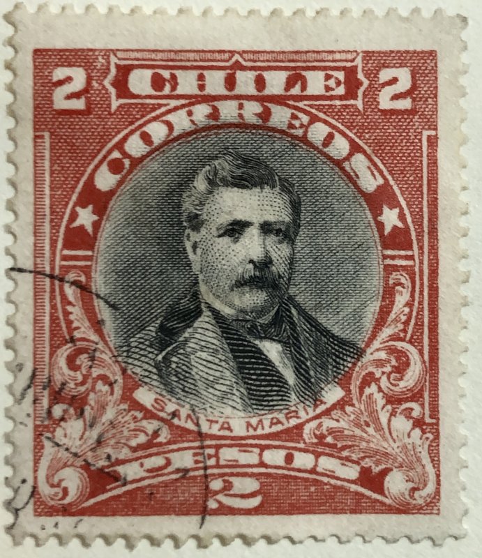 AlexStamps CHILE #110 VF Used 