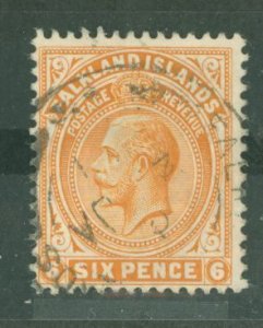 Falkland Islands #34 Used Single