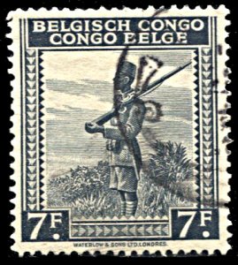 Belgian Congo 223, used, Askari