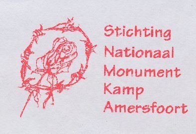 Meter cover Netherlands 2007 Foundation National Monument Camp Amersfoort - Rose