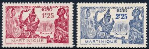 Martinique 1939 New York World's Fair Set of 2 SG187-188 MH